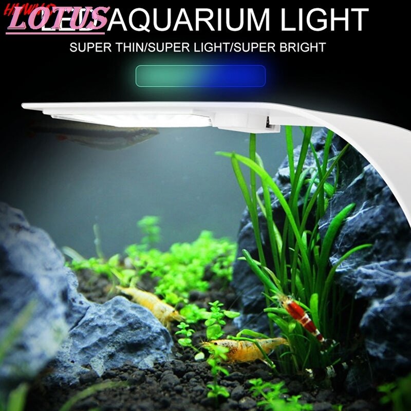Super Slim Led Aquarium Licht Waterplanten Grow Light Waterdicht Clip-On Lamp Aquarium