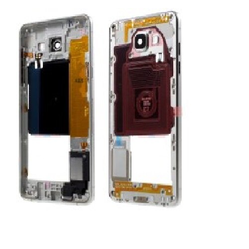 Voor Samsung Galaxy A5 SM-A510F Zilver/Grijs/Goud/Rose Goud Kleur Rear Terug Behuizing Frame Plaat midden Cover Met Kleine Onderdelen