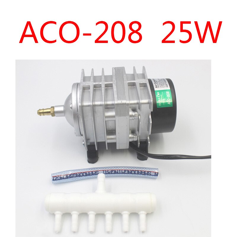 Air Compressor ACO Series Electromagnetic Aquarium Pump Oxygen Aquarium Fish Pond Compressor: ACO208