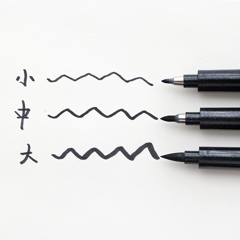 1 x kinesiske kalligrafiske pen tegning kunst pen kalligrafi børste pen til underskrift materiale escolar papirvarer skoleartikler