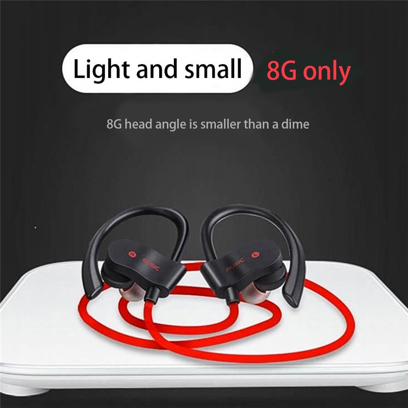 kabellos Bluetooth Kopfhörer Sport Earbuds Stereo Headset Mit Mic OhrbüGel Ohr-Haken Kopfhörer Freihändiger Ohrhörer Für Smartphones