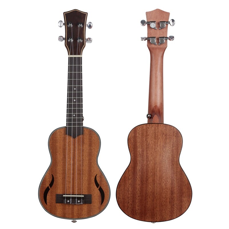 21 inch ukelele notenhout sopraan ukelele akoestische gitaar ukelele mahonie toets hals hawaii 4- snarige gitaar