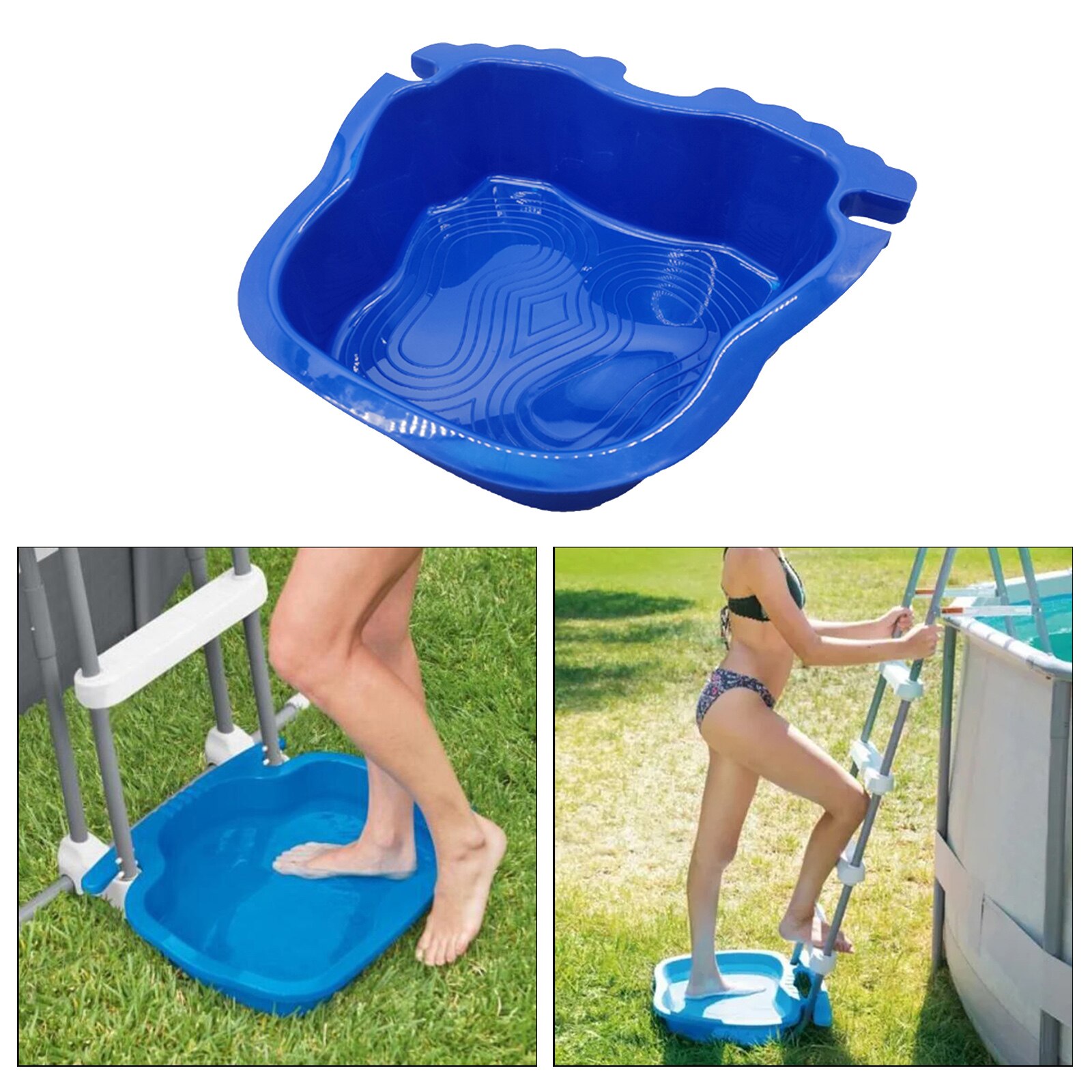 Plateau de bain de pieds pour piscine, Spa, bassin de trempage pour les pieds dans et hors sol