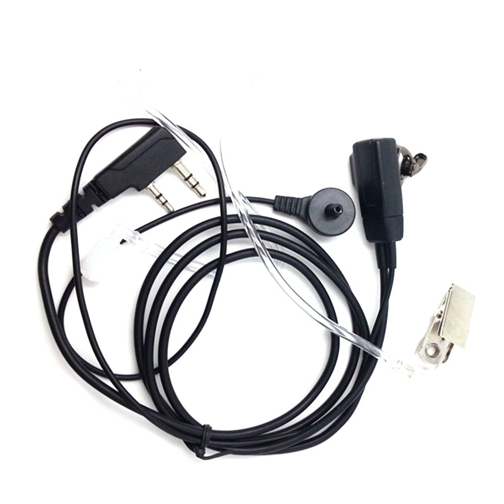 10PCS Air Acoustic Tube Earphone for Walkie Talkie Baofeng Radio K Port PTT Earphone with Microphone for UV-5R 888 4s Guard Earp