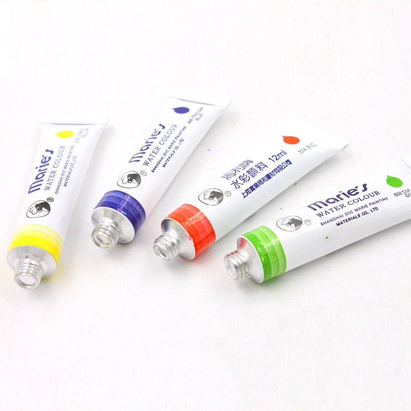 12/24/36 kleuren 12ml Aquarel Set Professionele Tekening Pigment voor Kunst Levert