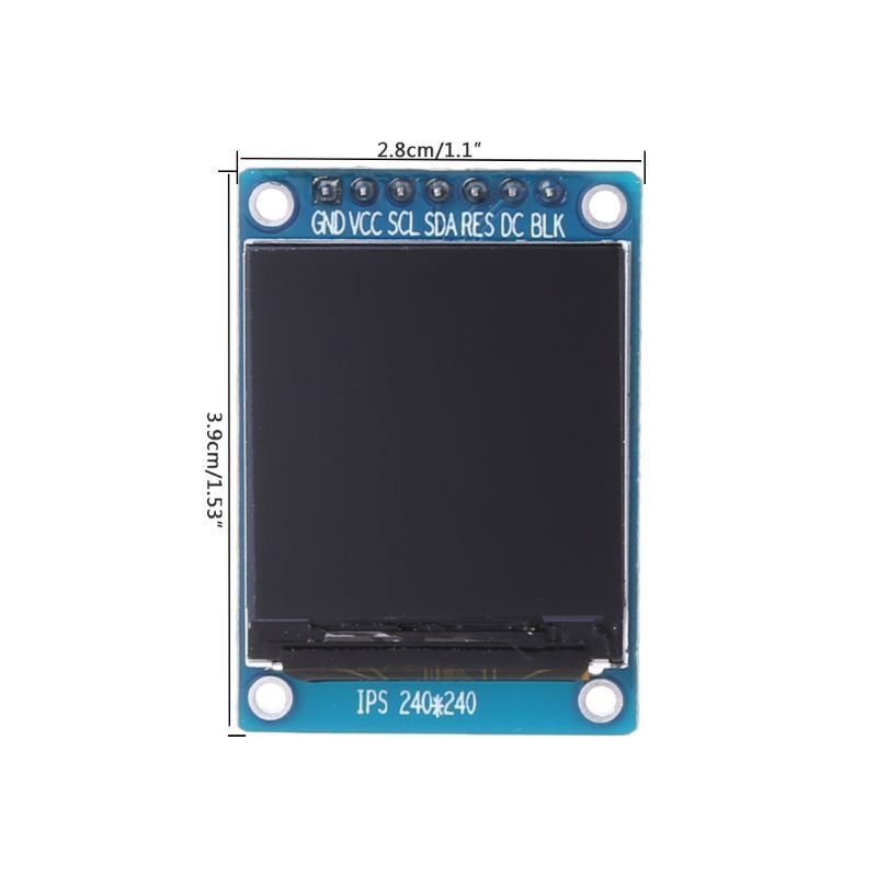 1.3 Inch Color 240 x 240 IPS TFT LCD Display Screen Module Board ST7789 ...