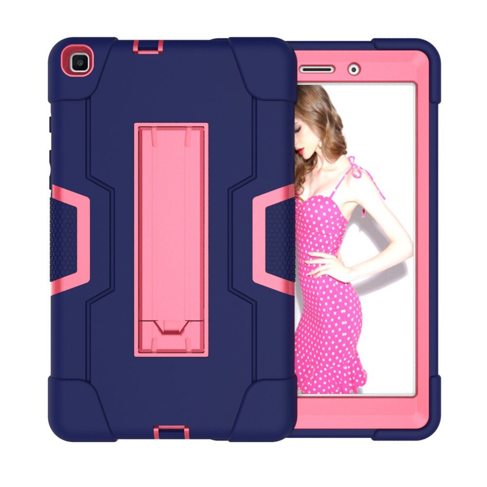 For Samsung Galaxy Tab A 8.0 SM-T290 SM-T295 Tablet Case Shockproof Kids Safe PC Silicon Hybrid Stand Full Body Cover: H