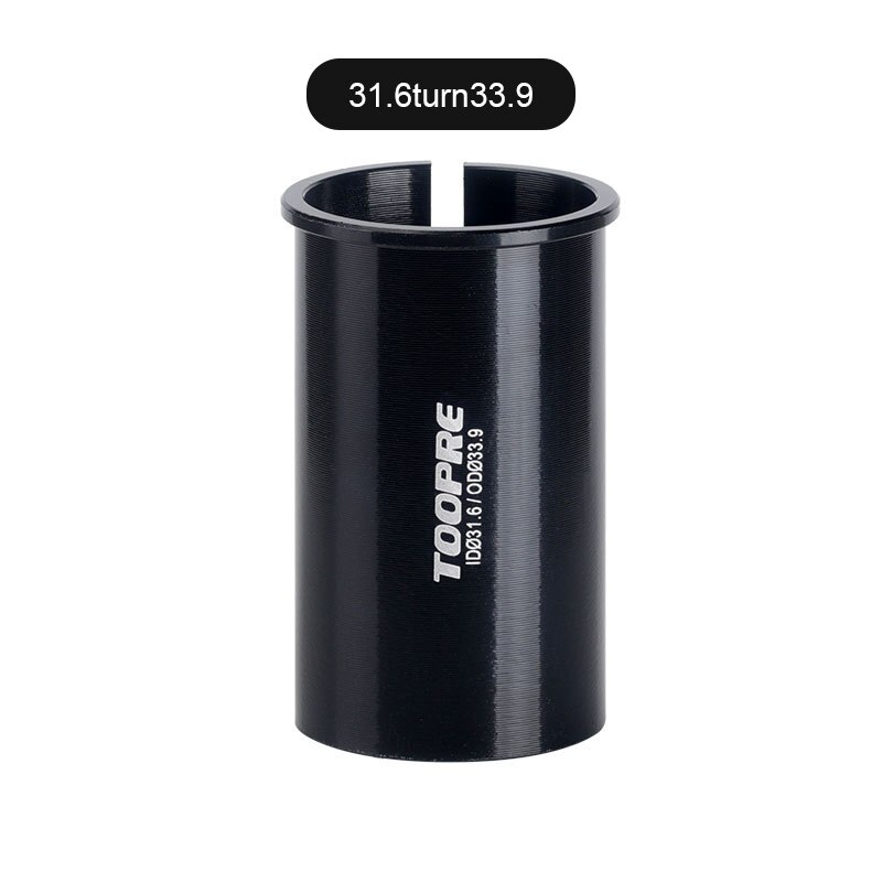 Fiets Zadelpen Adapter Buis Adapter Shim 22.2/25.4/27.2/31.6/33.9Mm 25.4/27.2/28.6/30.4/30.8/31.6/33.9/34.9Mm Voor Mtb: 31.6mm to 33.9mm