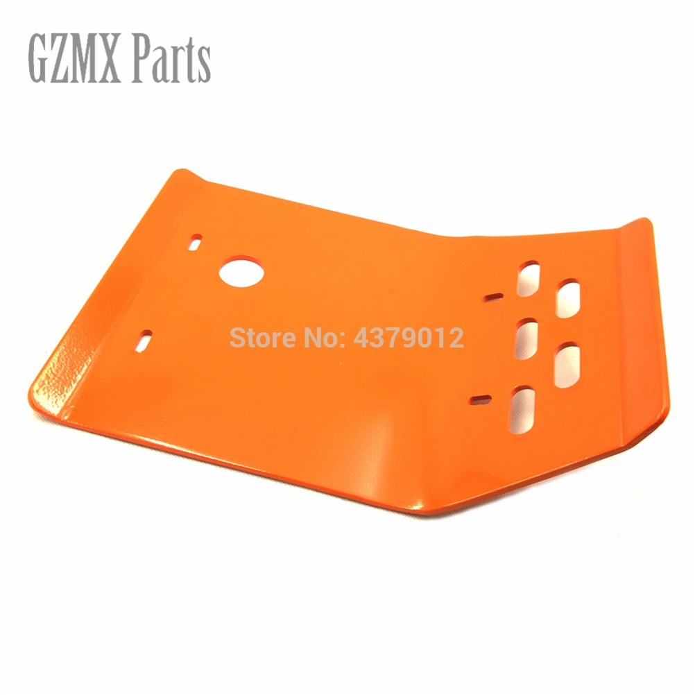 XG250 Spatbord Motor Bescherm Floor Skid Plate Guard Grondplaat Therboard Plint Voor Yamaha Xg 250 Tricker XT250X Serow 250: Oranje