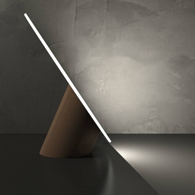 Exquisite Makeup Backlit Mirror Light Natural White LED Daylight Vanity Wooden Base Mirror Dimmable LED mirror Make up Assistant