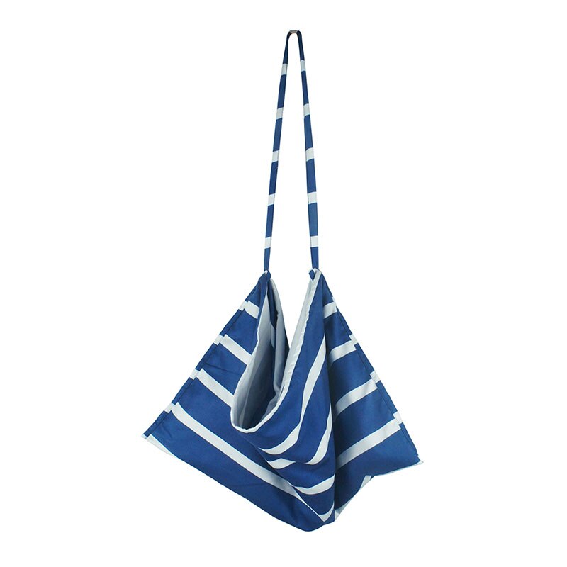 75X215CM Beach or Pool Lounge Chair Towel Cover with Convenient Storage Pockets: Blue Pattern