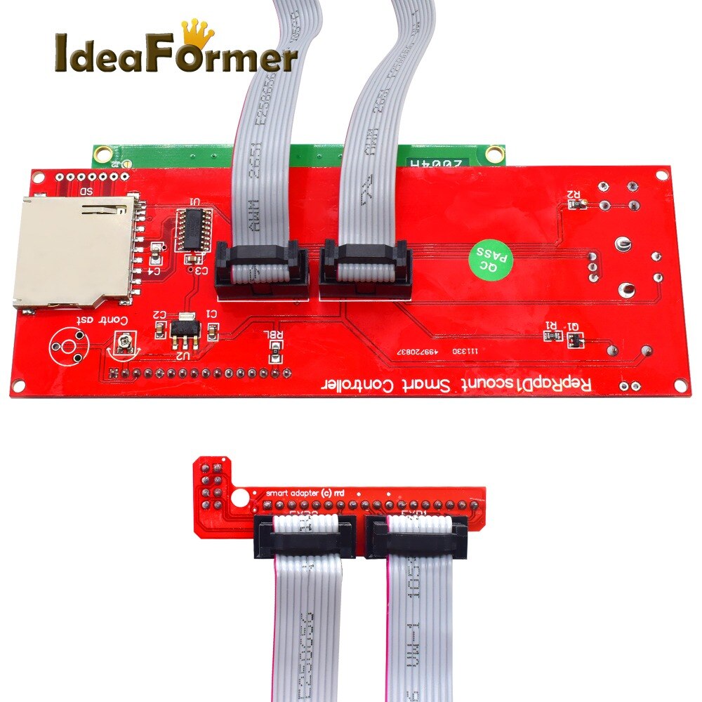 1 Set LCD 2004 Display Control Panel Smart Controller For 3D Printer Parts Reprap MK Kossel Prusa i3 RAMPS1.4 Mega2560