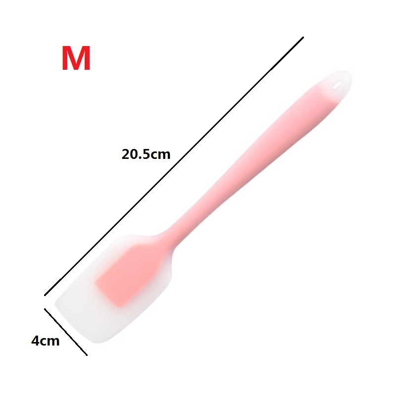 Keuken Accessoires Siliconen Spatel Food Grade Non-stick Pan Voor Bakken Boter Cake Schraper Siliconen Schraper Voor Cookie Bakken: M-Pink