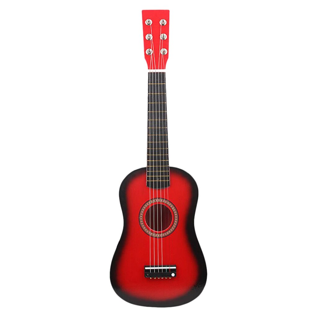 Mini Houten 23 ''6 Snaren Akoestische Gitaar Perfect Voor Beginner, Muziek Liefhebbers, Kinderen