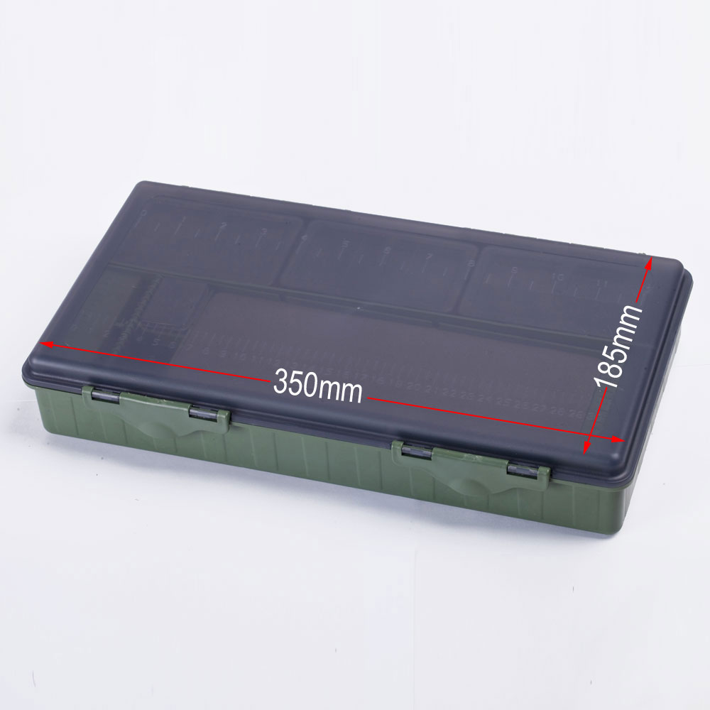Carp Coarse Sea Fishing Tackle Box Bit Complete Boxes System Ideal for Hooks Swivels Beads Spinners Tackle