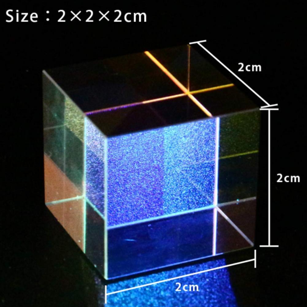 Optic Prism Cube Glass Triangular Prism Light Cube Combination Dichroic Prism Optical Glass Lens
