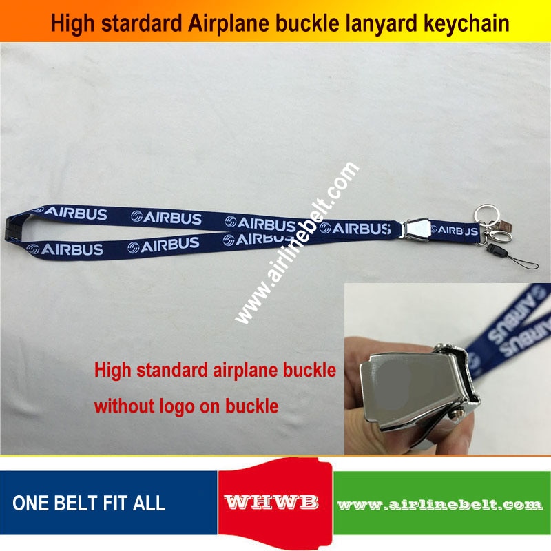 Porte-clés Airbus Boeing, corde de boucle d'avion, pour pilote, clip à fermoir à ressort, pour équipage porte-carte d'identité