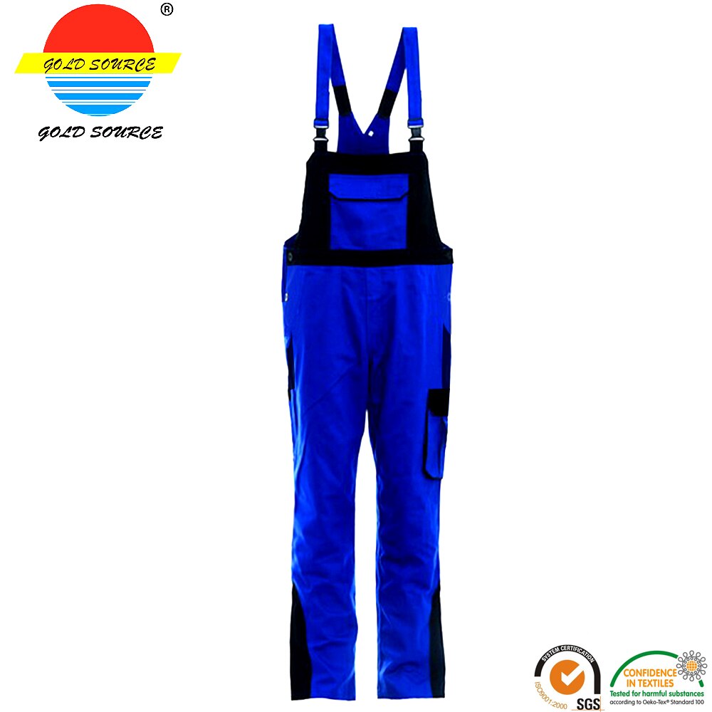 Abbigliamento da lavoro Tute Pantaloni rilassato in forma Regolabile Bretelle Marina Militare Tute E Salopette Uomini