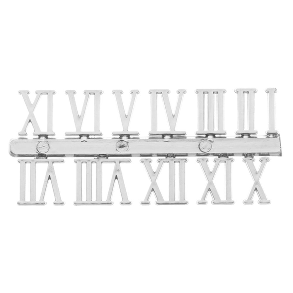1 Set Quartz Clock Numerals Accessories Arabic Number Roman Numerals Clock Parts Handmade Material Restore Digital Repair Tools: Roman numerals