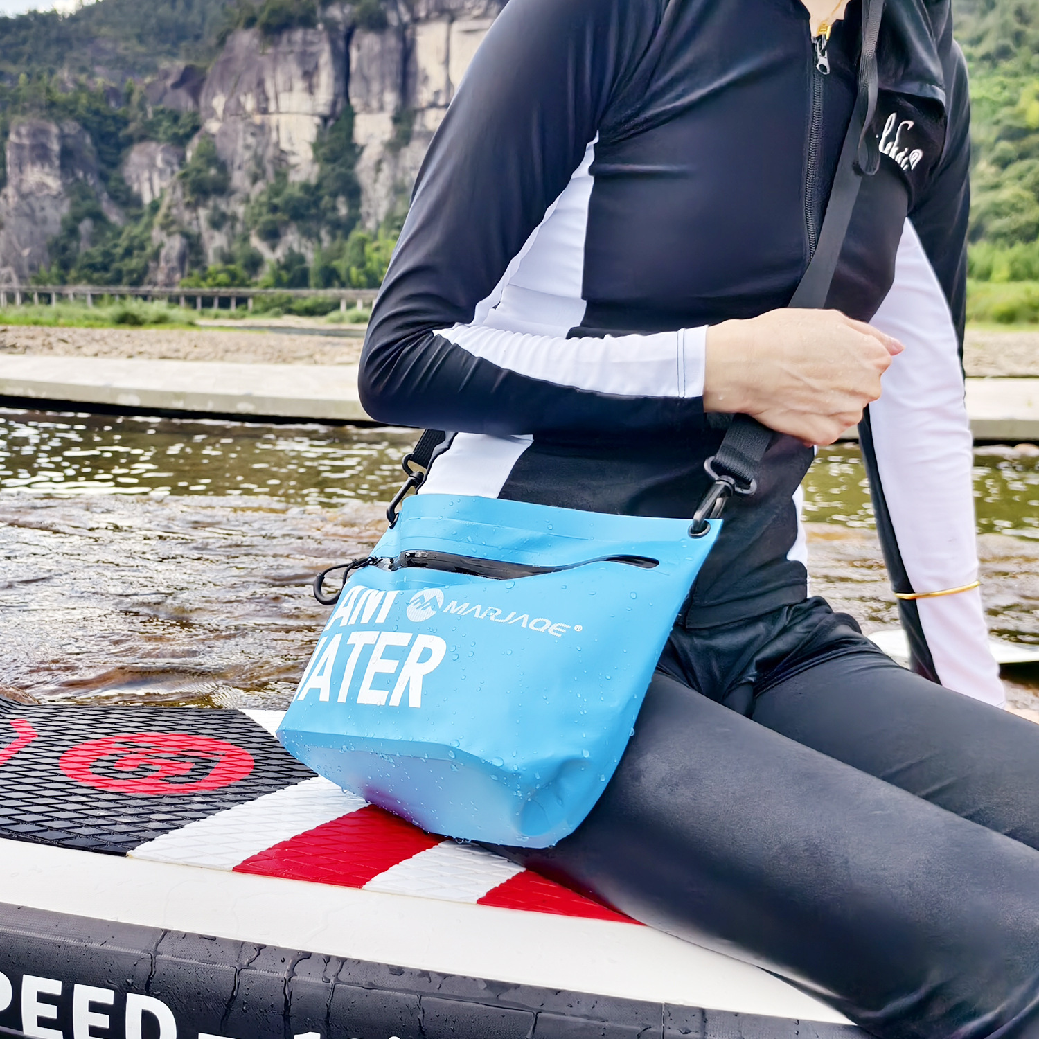 Waterdichte tas om te zwemmen, droog houden van uw waardevolle spullen, perfect voor zwemmen, snorkelen, varen, kajakken, strandzwembad, waterpark