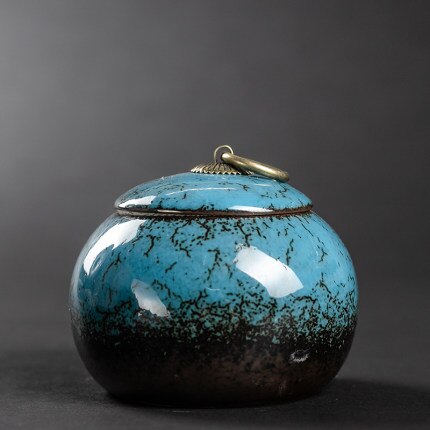 Large Tea Box Ceramic Crafts Tea Tanks Can Canister Collection Storage Container Tea Caddy Teaware Accessories Home Decor: 15