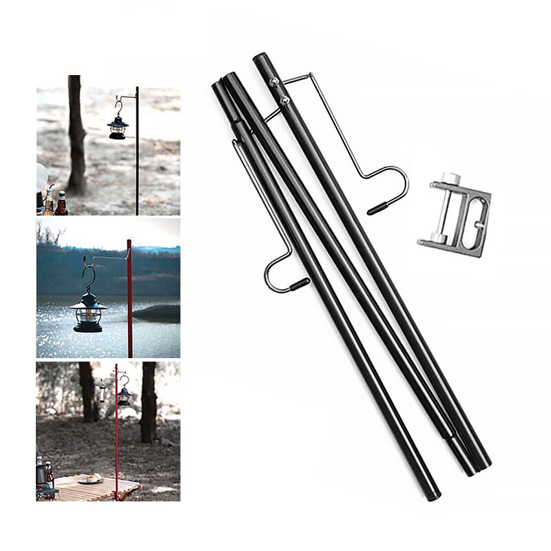 Support de lanterne de Camping, cintres de lanterne détachables de table, support de lumière Portable, supports d'éclairage, équipement de randonnée touristique