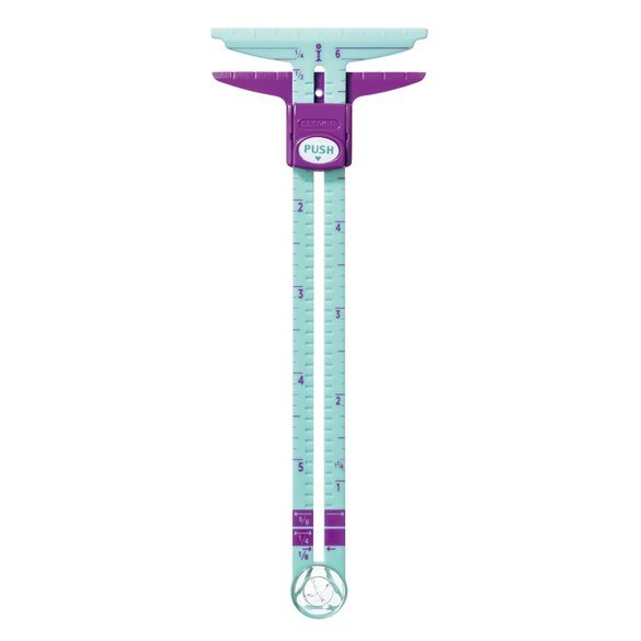 1Pc-5Pcs Règle De Jauge Coulissante Règle De Poche DualScale Pied à