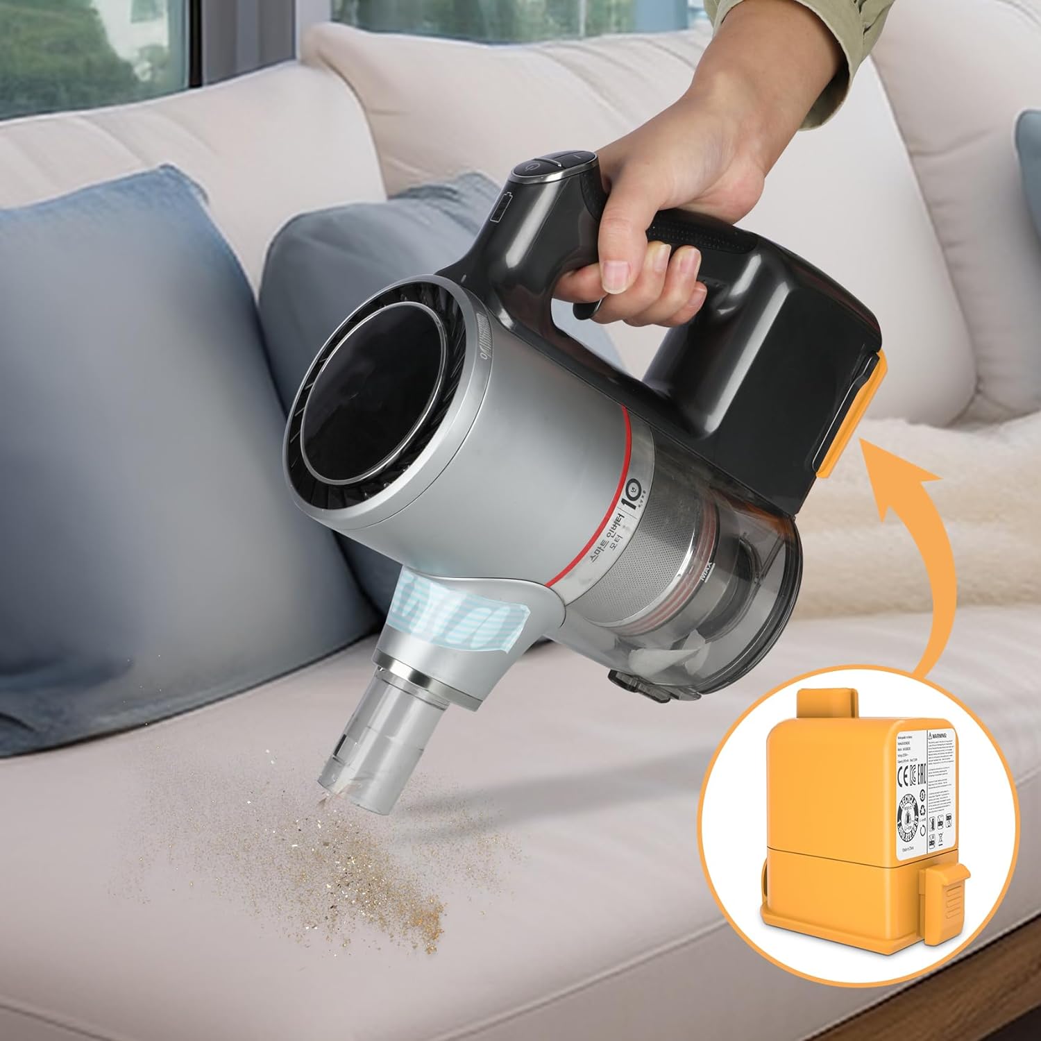 25.9V 2800mAh akumulator EAC63758601 dla LG Cord Zero A9, przewód Zero A9 +,A9, przewód Zero A9 Plus,A9M,A958,A958SK