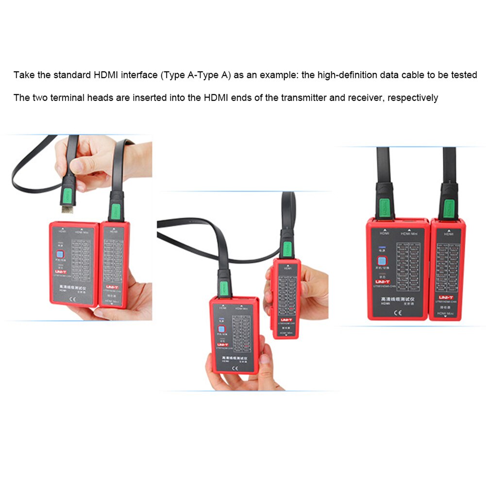 UT681 hdmiプロ自動シャットダウンケーブルテスタープラスチックネットワーク