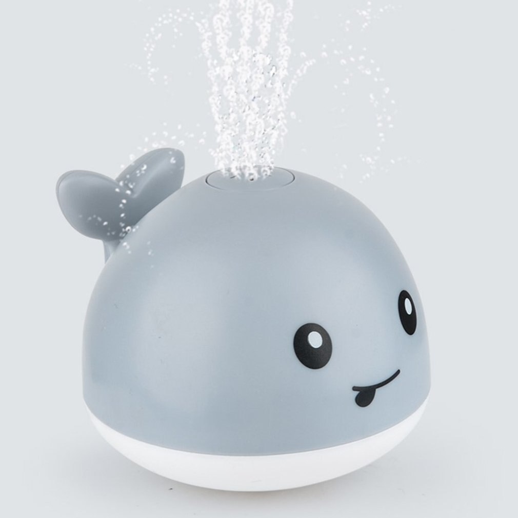 Elektrisk induktion vandstrålehvalform elektrisk legetøj med lys og musik til baby udsøgt badelegetøj
