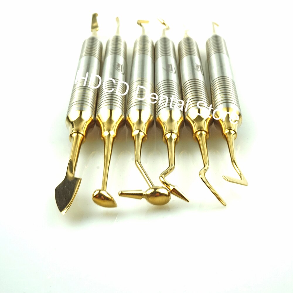 6Pcs Dental Resin Filling Tools Composite Filling Spatula Stainless Steel Dentistry Repair Instrument Dentist Material