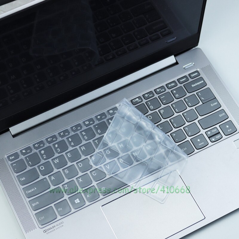 Dust cover Silicone Laptop Keyboard Cover Protector Skin For Lenovo Ideapad 5 pro Gen 6 14ITL6 14acn6 14acu6 14 inch (14" AMD): Clear