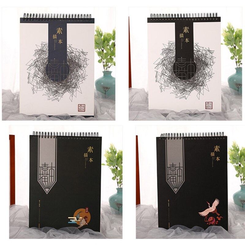 50Sheets A4 Paper Watercolor Sketch Book Notepad for Painting Drawing Sketchbook C90C