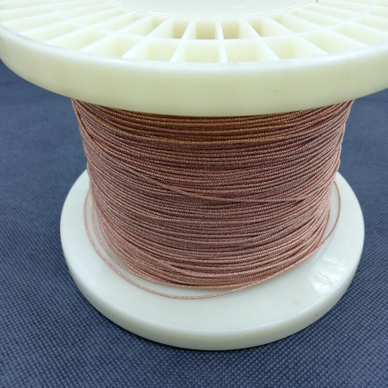 10m/20m/50m 8/12/16/24 brins haut-parleur fil de plomb tressé torsadé cuivre câble or bricolage pour 5 "-15" pouces Subwoofer