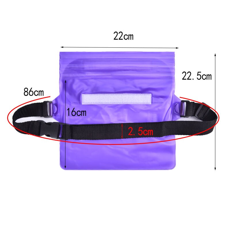 Waterdichte Afdichting Rafting Ddiving Zwemmen Taille Bag Ski Fineer Onderwater Drogen Schoudertas Heuptas Sporttas