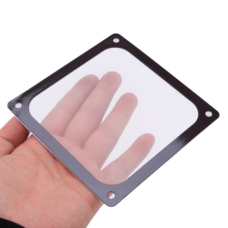 1Pcs Computer Fan Stofdicht Mesh 12Cm Filter Stof Netto Kap Magnetische Case Fan Dust-proof Mesh Kap Wit