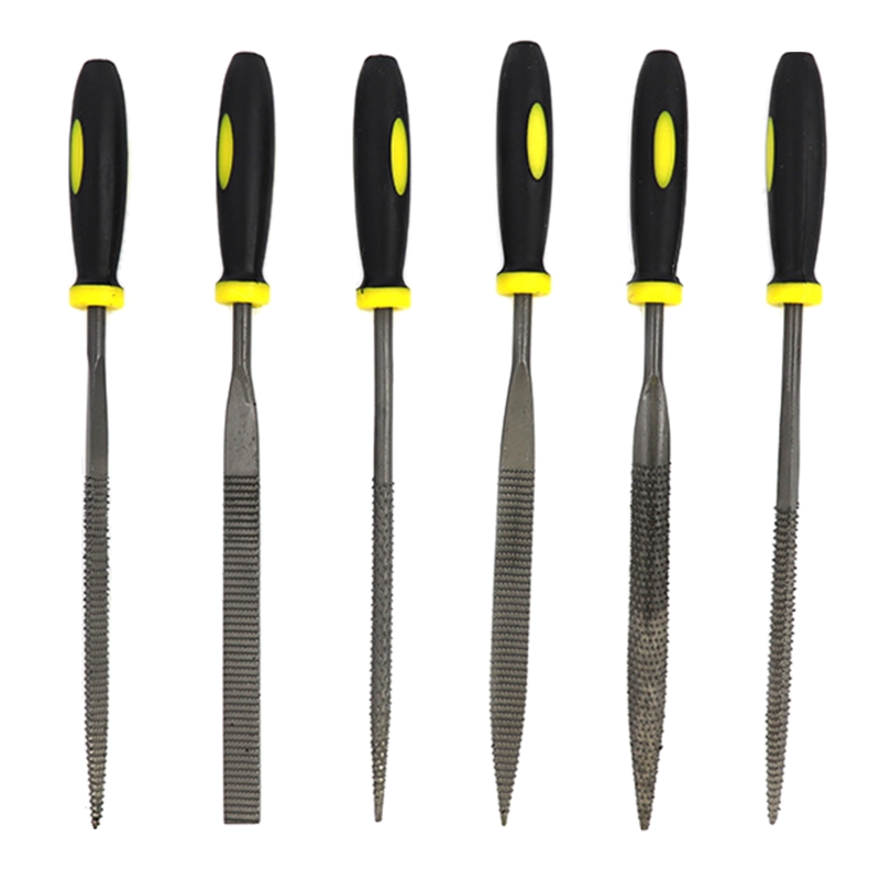 6 Pieces Mini Metal Filing Rasp Needle File Wood Tools Carpentry Filing Tool for Plastic Model Jewelry Diy Lover