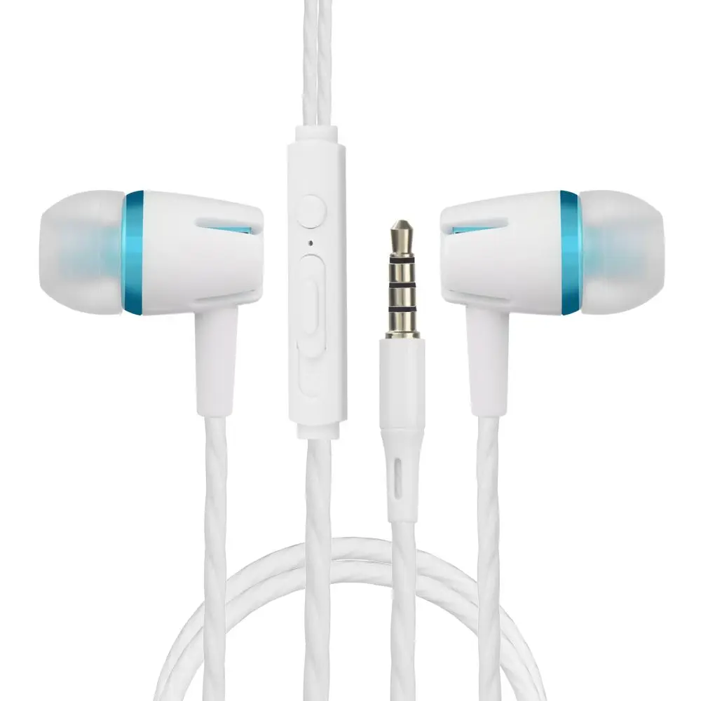 3.5mm Wired Noise Reduction Earphones Stereo Silica Gel In-Ear Headset Sleep Headphones Suitable For Android Phone: PURPLE