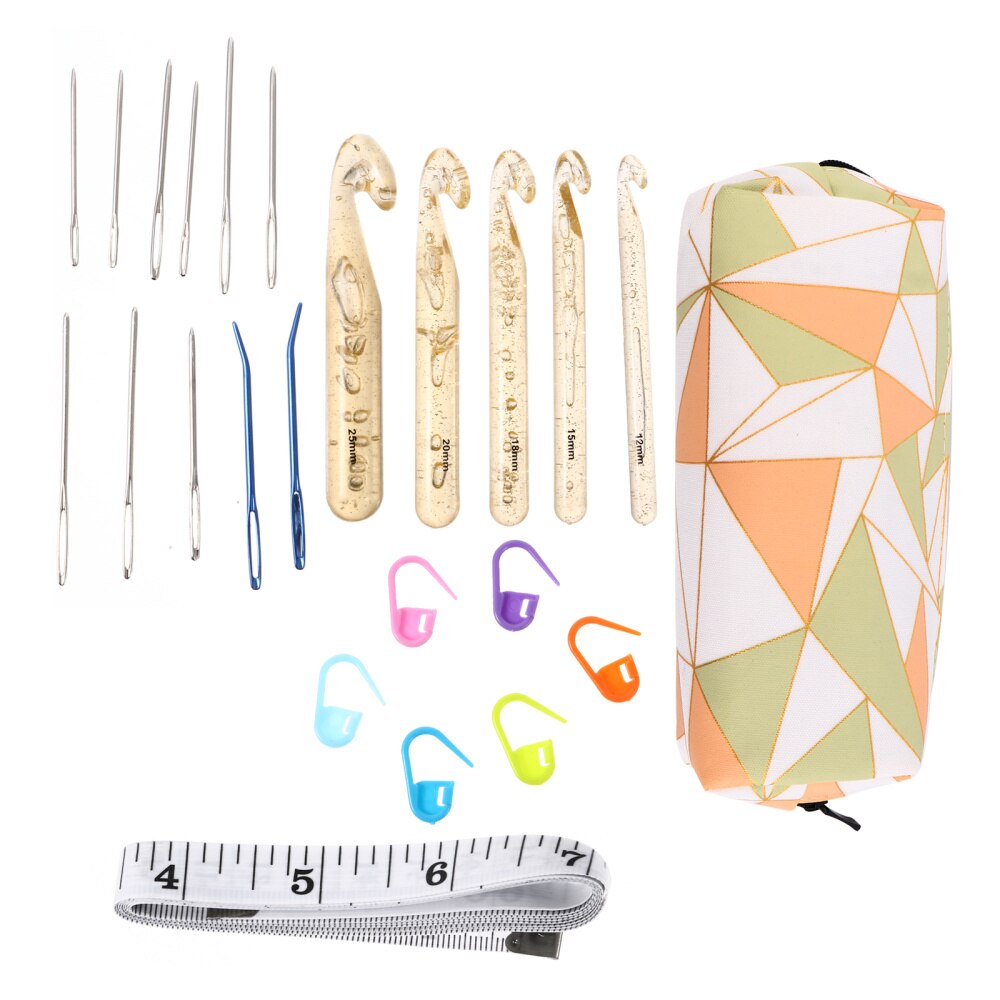 1 Set Various Great Practical Crochet Needles Stitch Marker for Stitching Beginners