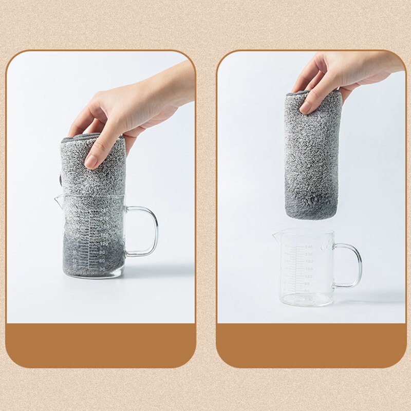 Microfiber Poetslappen Keuken Efficiënte Super Absorberende Poetsdoek Thuis Wassen Schotel Keuken Huishoudelijke Reiniging Handdoek
