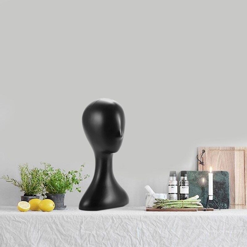 Lady high plastic head wig head female model head