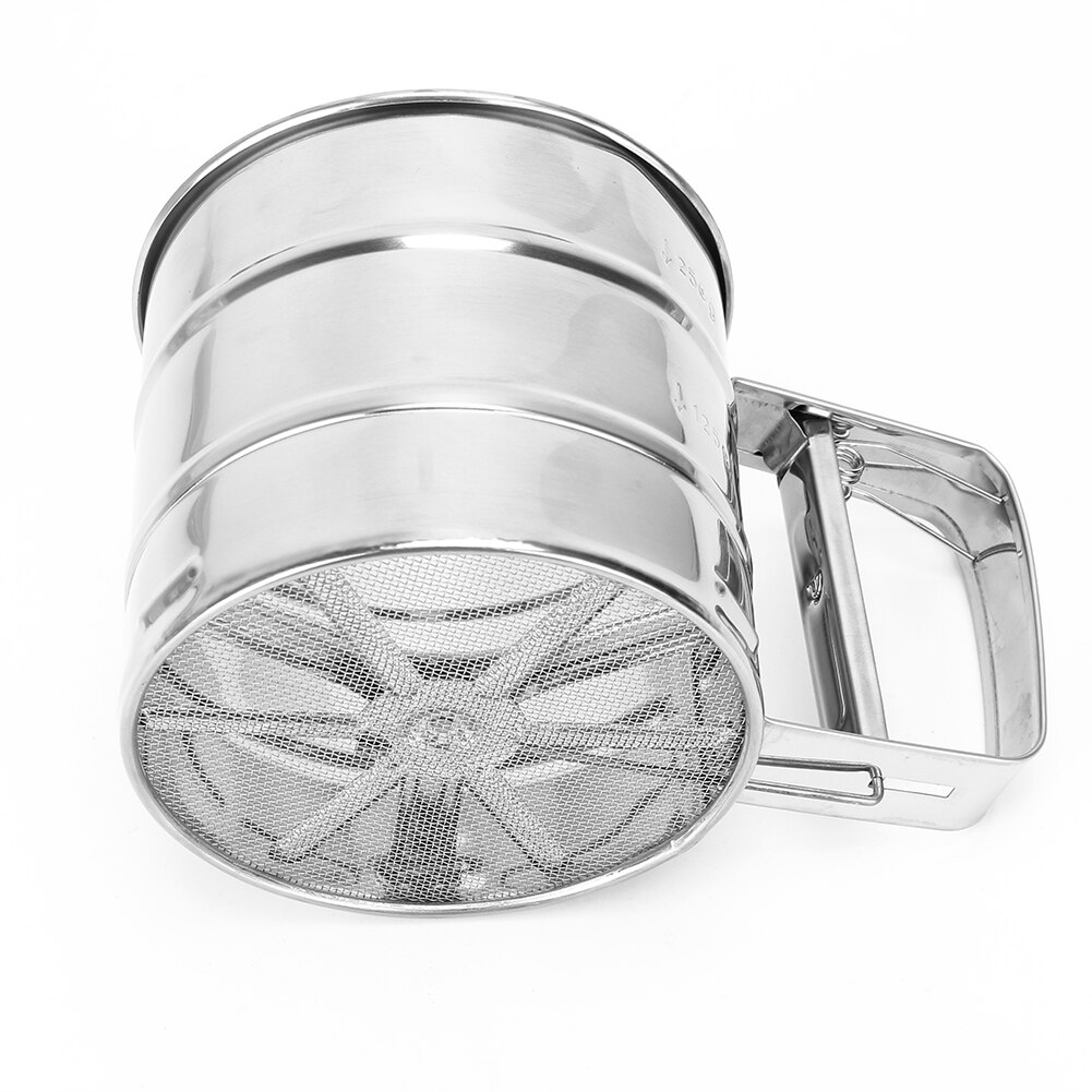 Máquina de tamizado de azúcar de harina, coctelera tamizadora de malla, utensilios de cocina para el hogar