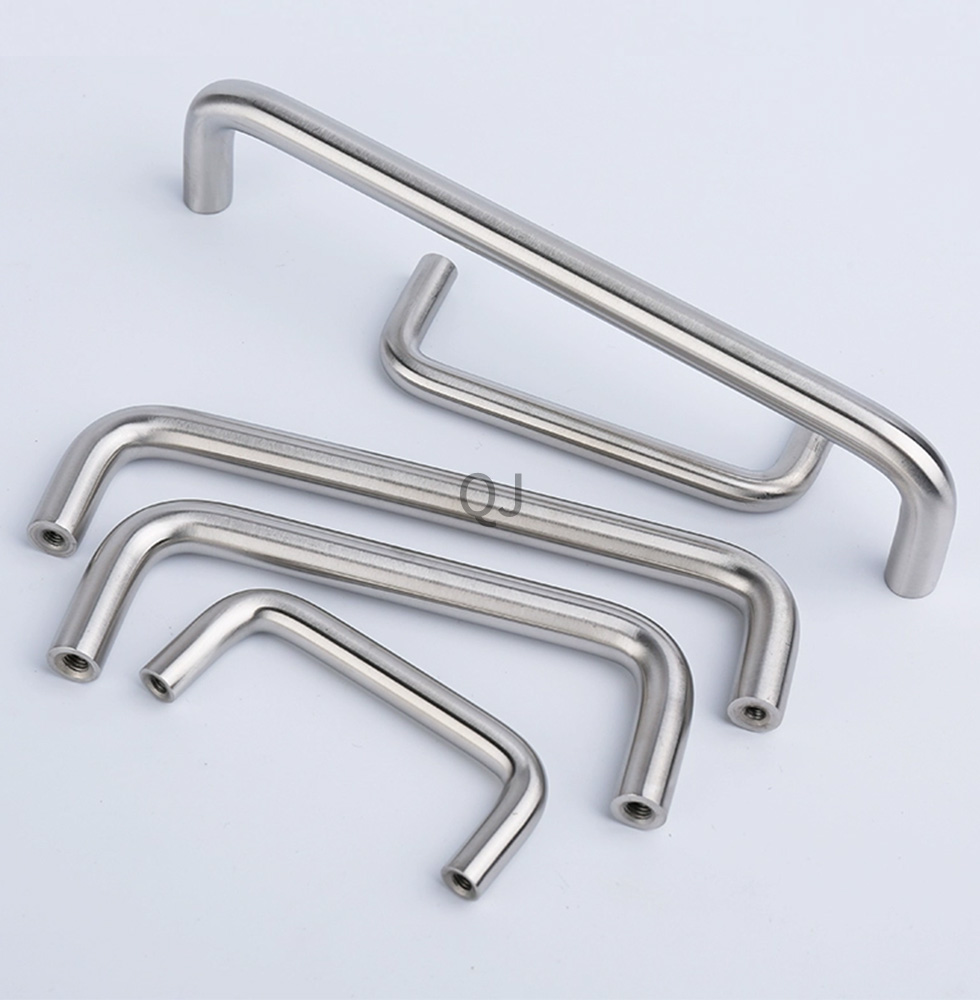 201 massive rustfri ståldør u-formet håndtag kasse panelskab industrielt cylindrisk håndtag