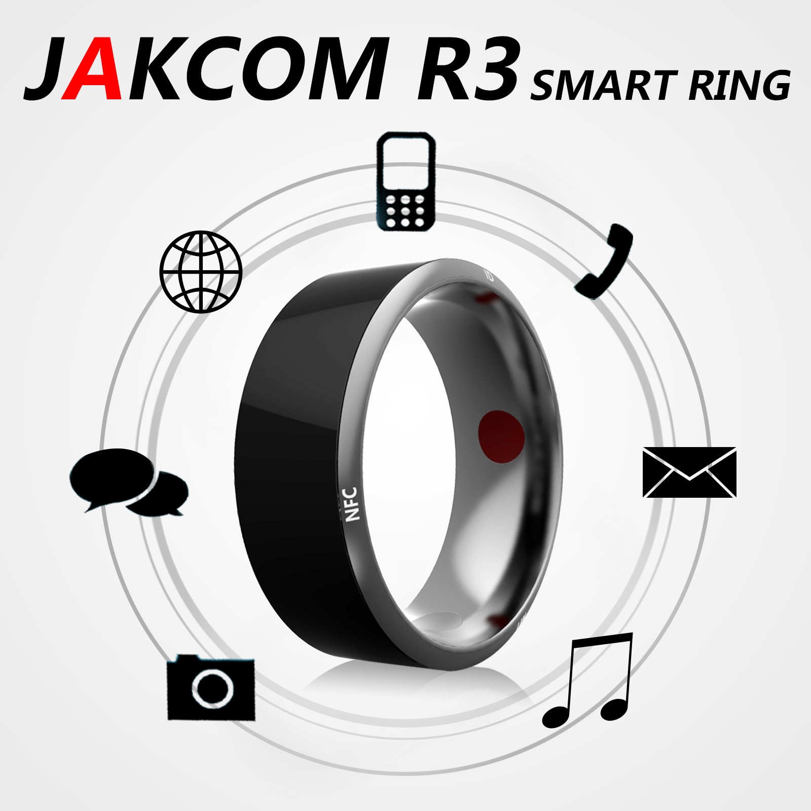 Jakcom R3 R3F anillo inteligente nueva tecnología dedo mágico para Android Windows NFC teléfono Accesorios inteligentes