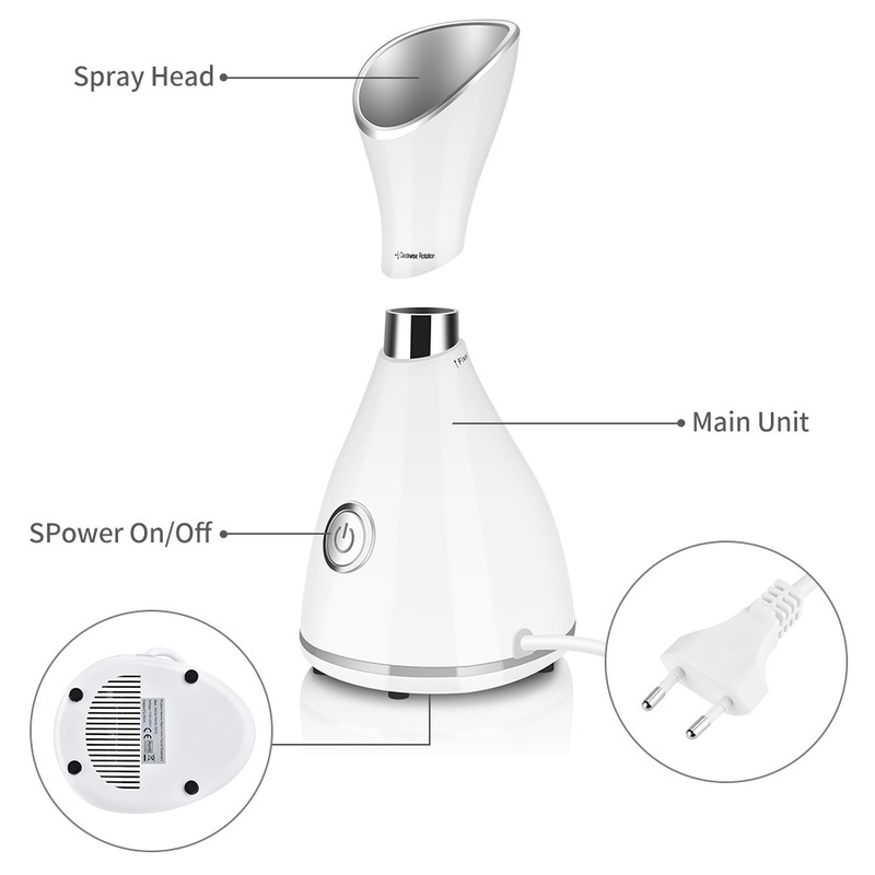 Nano Ionischen Gesichts-dampfer Heißer Dampfer Reiniger Gesicht Fogger Gesichts Tiefe Reinigung Gesicht Spritzgerät Maschine Schönheit Gesicht Dampfenden Gerät