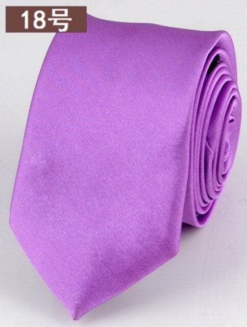 Krawaty dla dzieci chłopcy dziewczęta krawat dla dzieci występ na scenie ceremonia mężczyźni Slim Solid color poliester wąski krawat 5cm regulowany: Light Purple