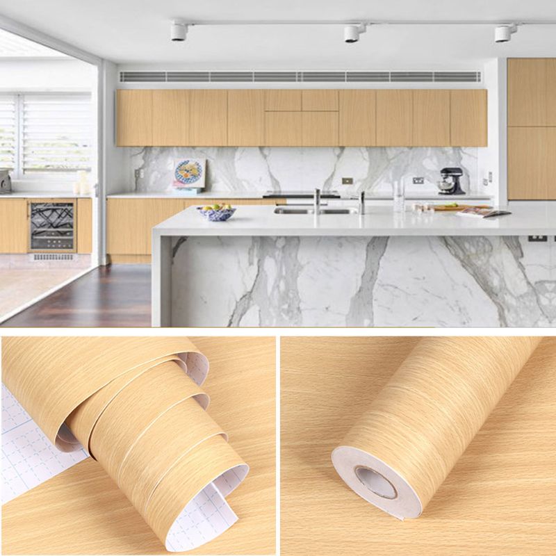 Bois Peler et Coller Stickers Muraux Papier Décoratif Film Auto-Adhésif pour Meubles En Bois Véritable Sensation Tactile Surfaces: 2