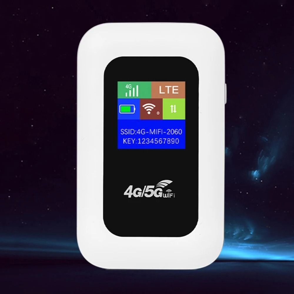 Router Hotspot 4G LTE 2100mAh 150Mbps Mini Kieszonkowy WiFi z Gniazdem Kart SIM Bezprzewodowy Router Internetowy