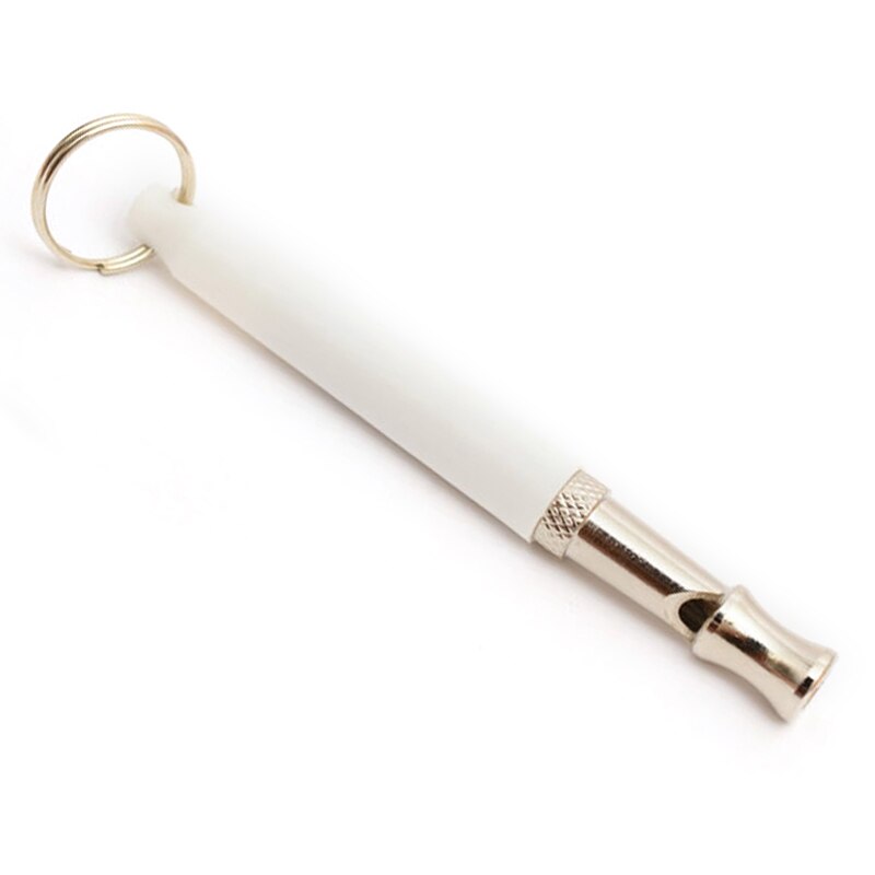 Silbato de adiestramiento para mascotas, silbato de adiestramiento supersónico, adiestramiento ultrasónico para perros y mascotas, suministros para gatos, 1 unidad: Blanco