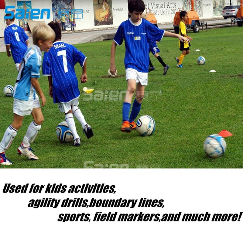 Pro Disc Cones (Set of 50) - Agility Soccer Cones with Carry Bag and Holder for Training, Football, Kids, Sports